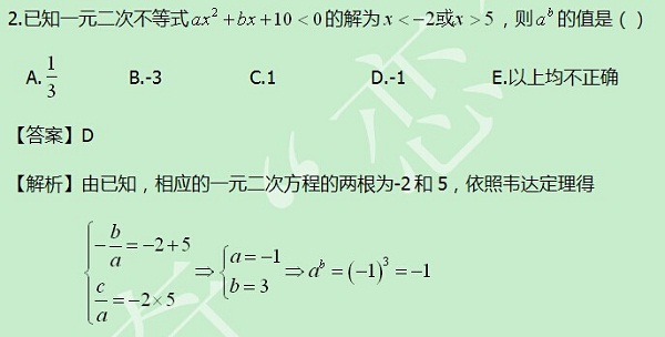 【太奇MBA 2014年8月14日】MBA數(shù)學每日一練 解析